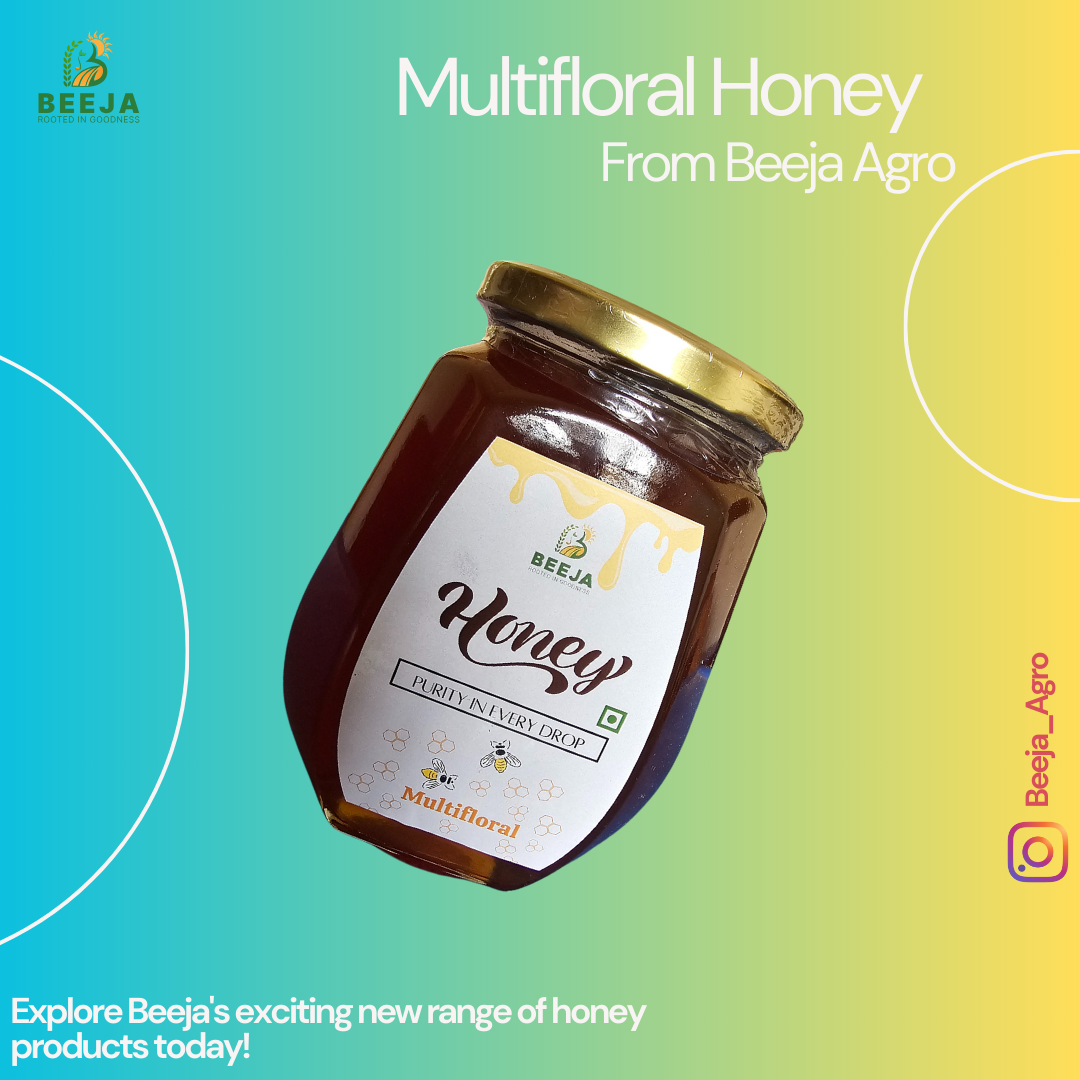 Beeja Agro Multifloral Honey (500g)