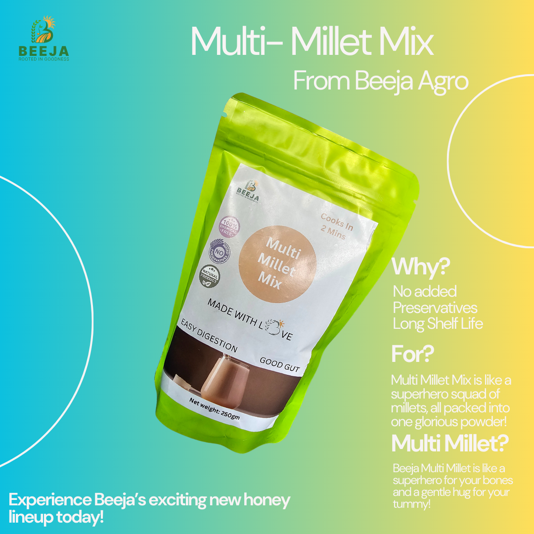 Beeja Agro Multi Millet Mix (250Grams)