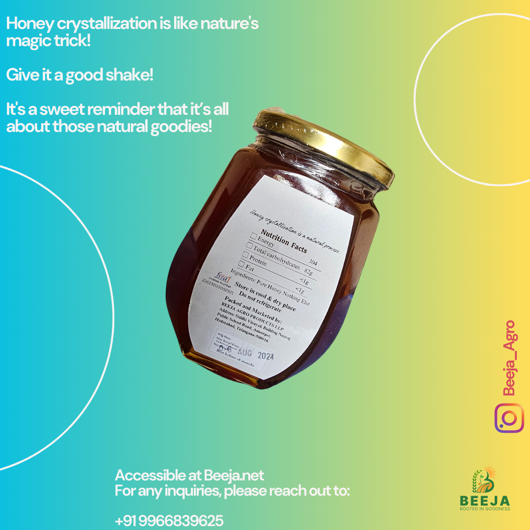 Beeja Agro Multifloral Honey (500g)